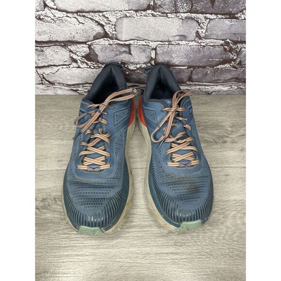 Hoka One One Bondi 7 110518 RTOS Blue Synthetic Running Shoes Men 10.5 US/44 2/3 main image 13